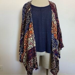 Bohemian Multicolor Kimono Cardigan